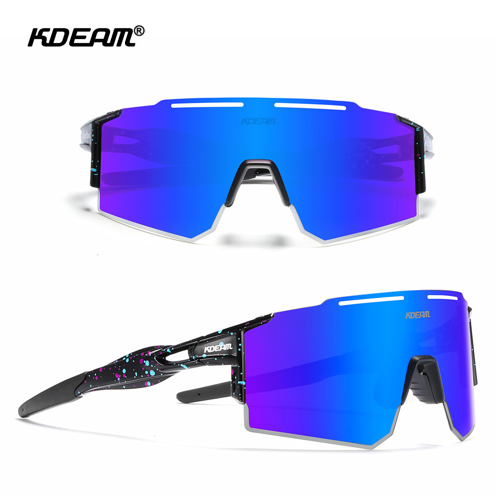 KDEAM Polarized Sunglasses Men&Women TR90 Outdoor Glasses Cycling Sports Goggles