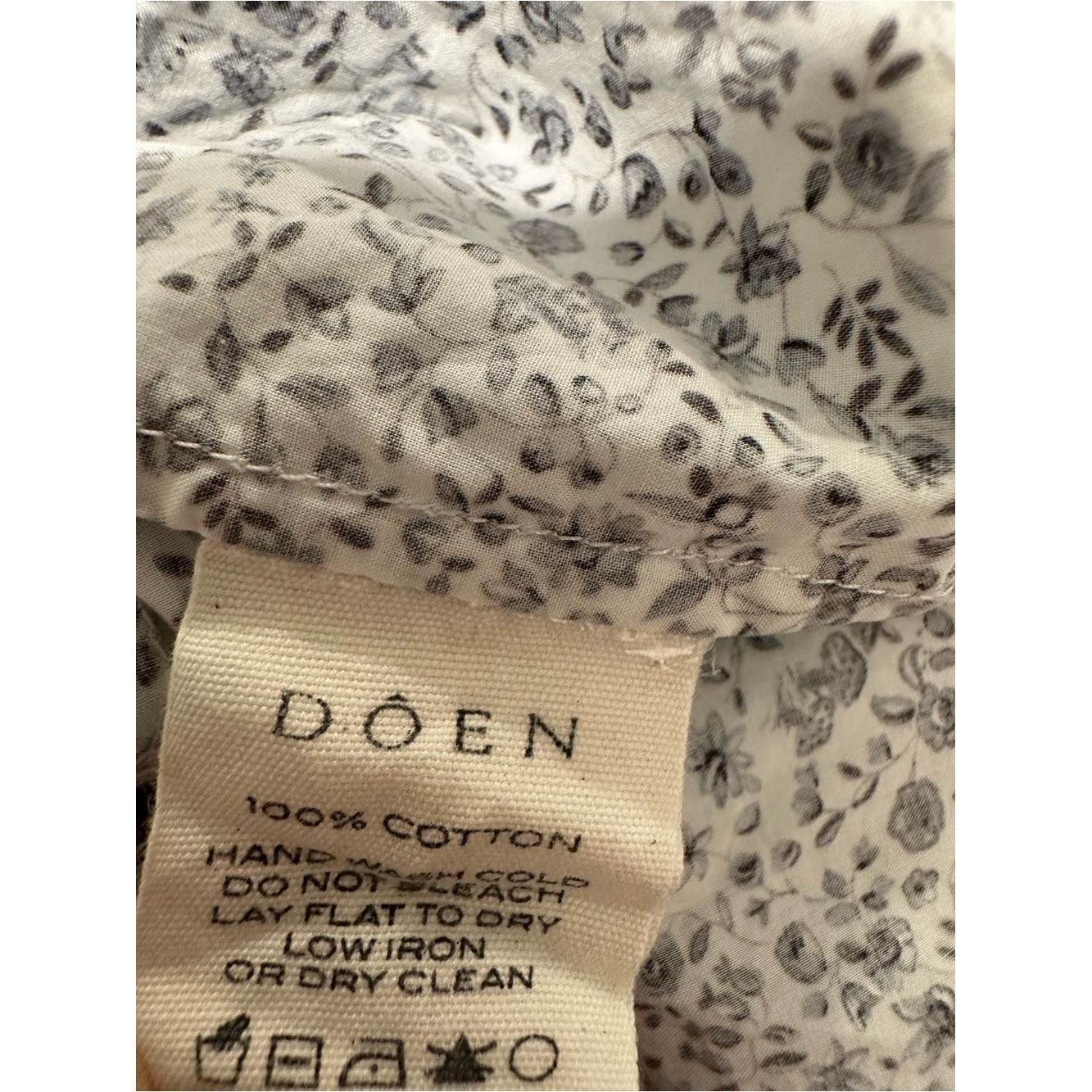 Doen Odessa Dress blue champignon floral