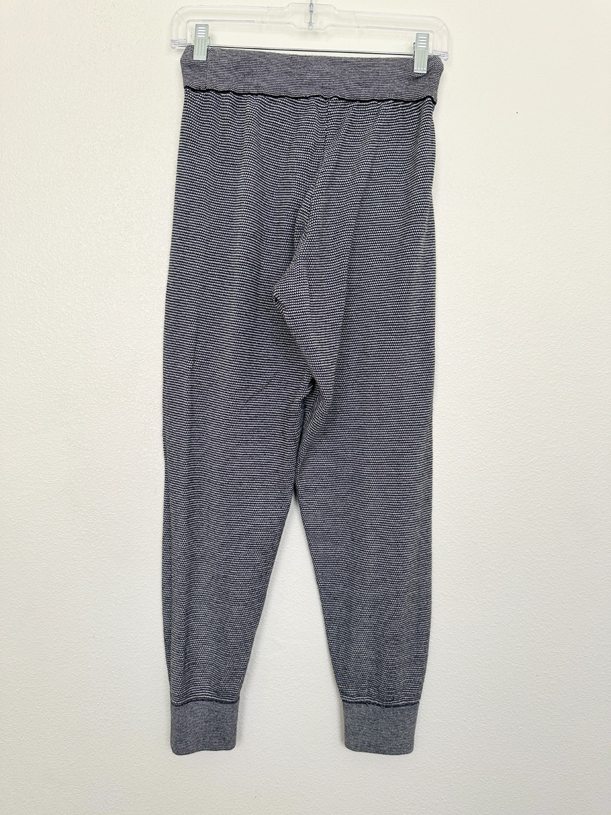 Varley Wome’s Alice 2.0 Joggers Sweatpants Knit Black & White 100% Cotton XSmall