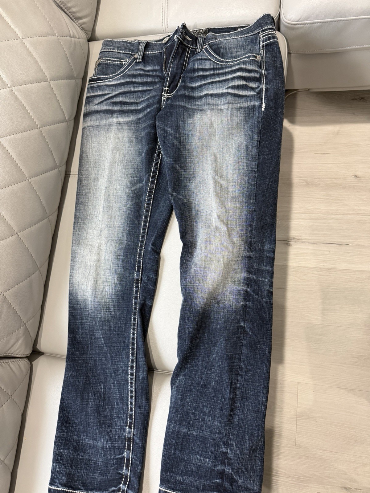 Salvage Supply Company Mayhem Straight Regular Fit Jeans 33R
