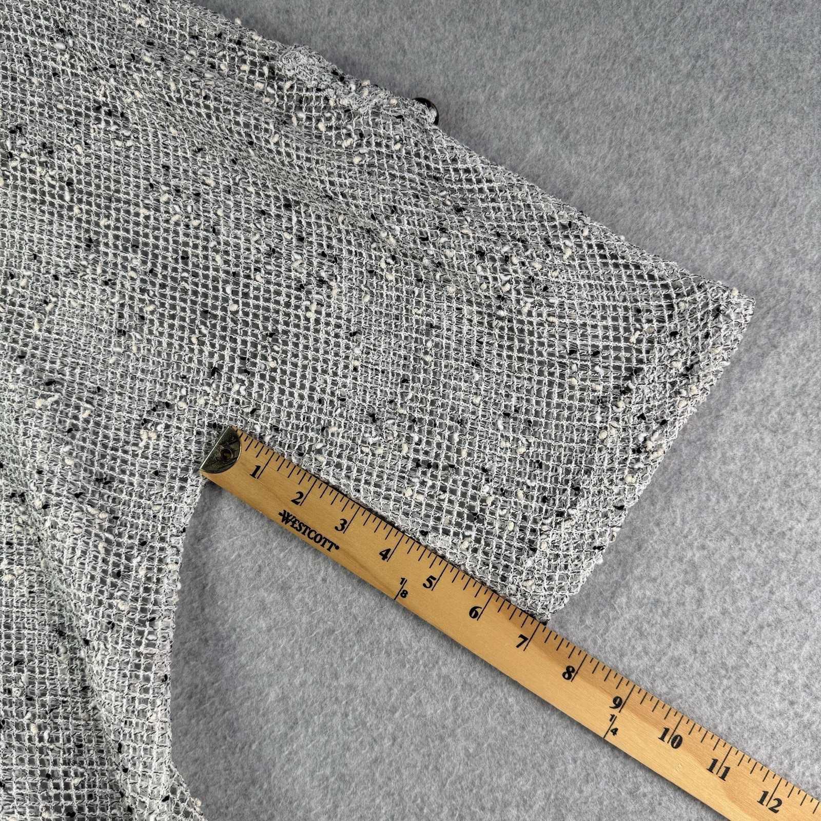 Anthonys Open Weave Sheer Swim Cover Women’s M Button Up Mesh Lagenlook Coastal