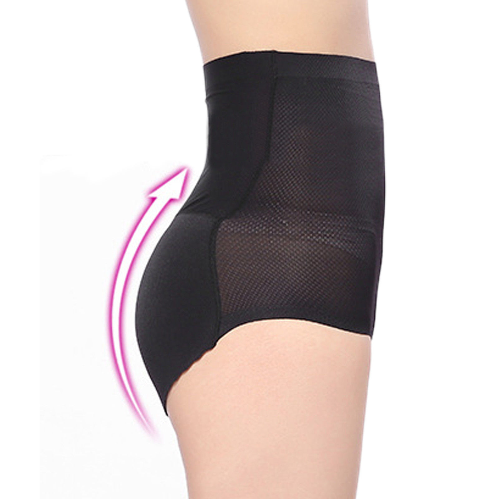 High Waist Padded Hips Seamless Panty Butt Lifter Enhancer Memory Foam Shapewear