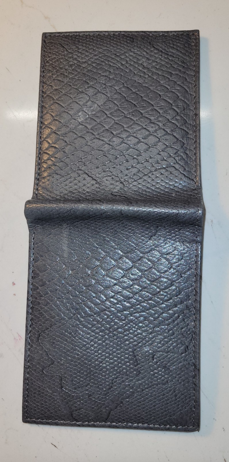 Genuine Leather Mens Access Denied Pocket Wallet Card Holder lots of slots