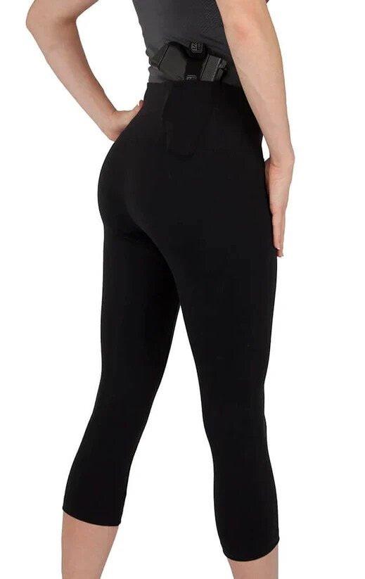 Undertech Undercover Women’s RH Crop Concealed Carry Leggings Extra Small XS