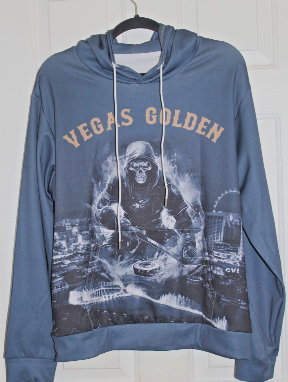 Vegas Golden Blue Pullover Hoodie Size M New without tags