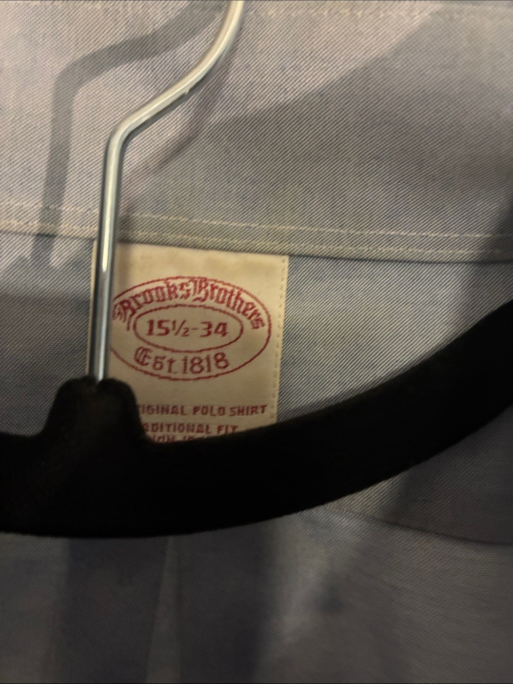 Brooks Brothers Pale Blue Button-Down Dress Shirt