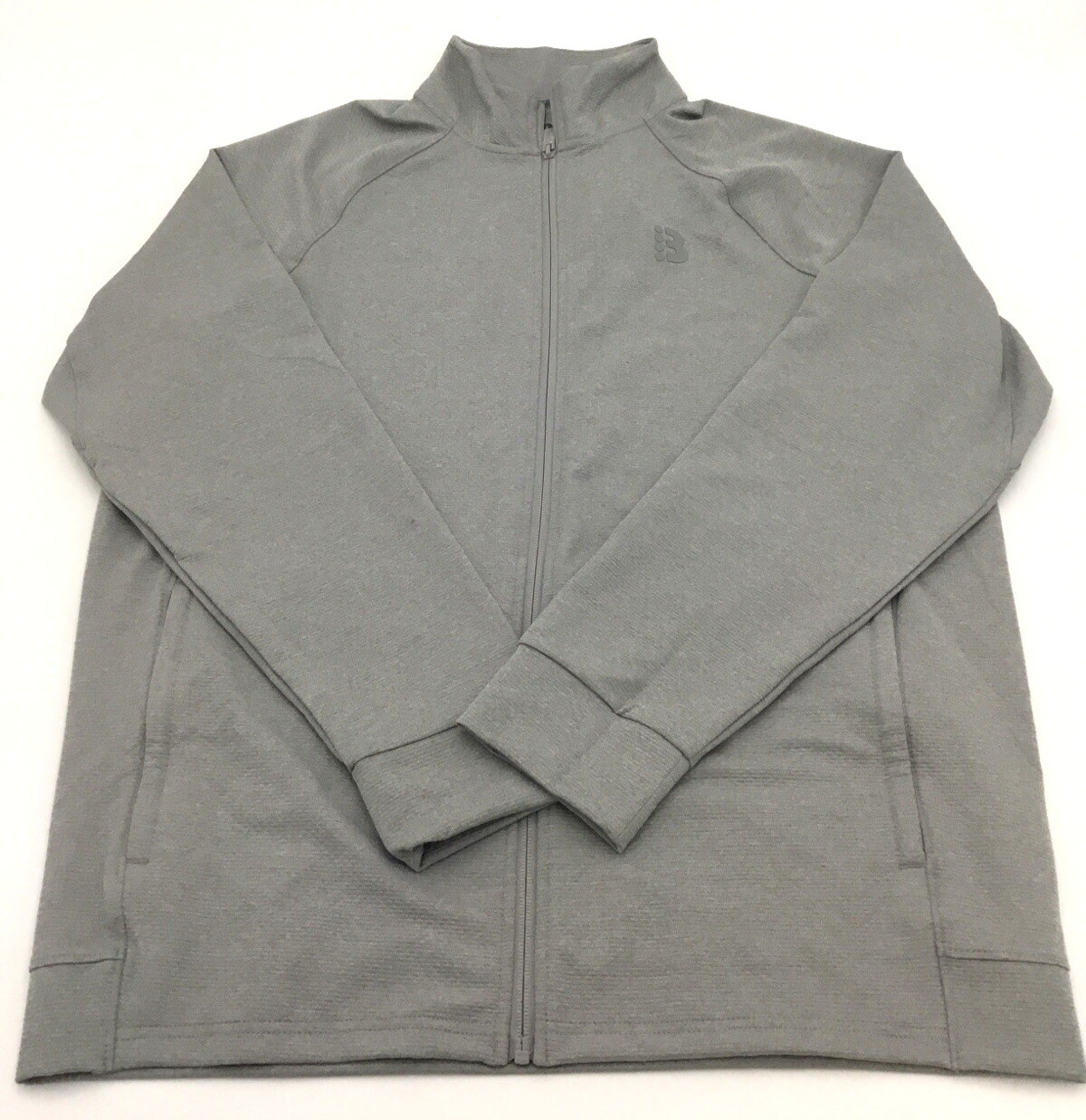 Bench Urbanwear Full Zip Jacket Moisture Wicking, Gray, M