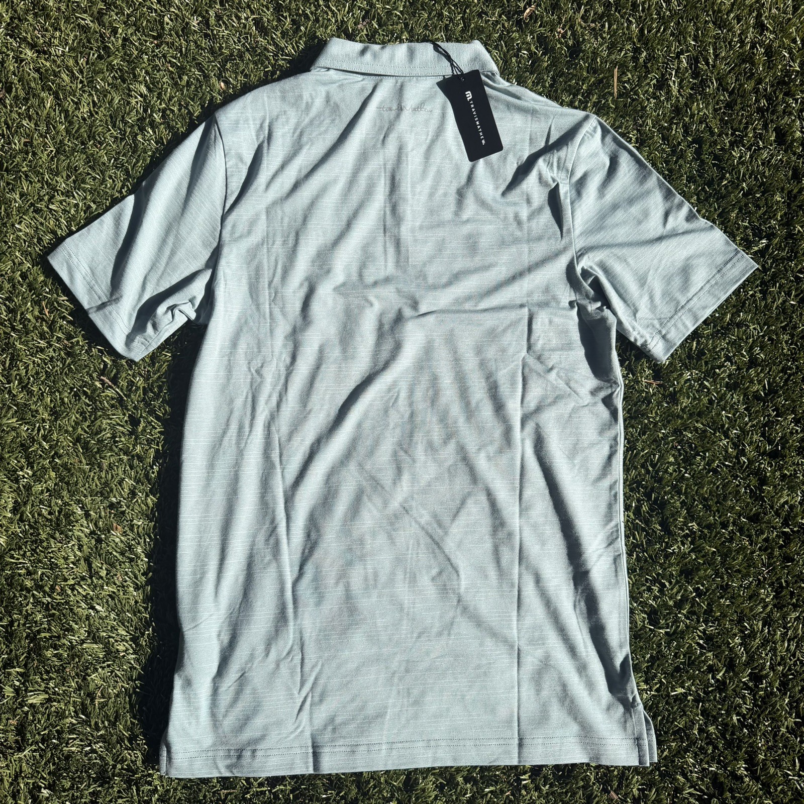 Travis Mathew The Heater Series Polo Arona Teal Mens Size Small NWT Golf