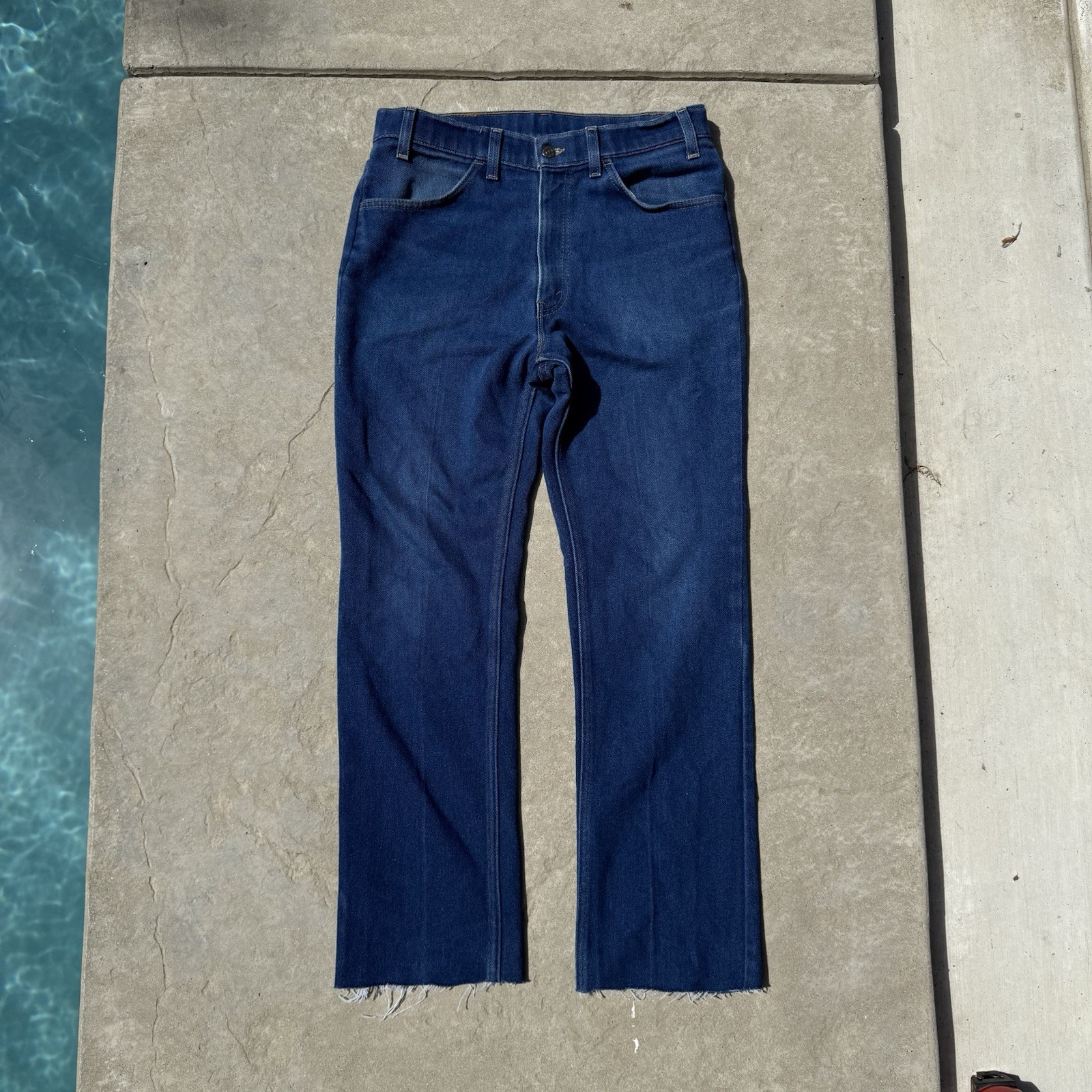 Levi’s Men’s Action Jeans 34×32 Vintage Brown Tab Blue Denim