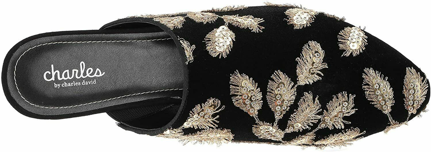 Charles by Charles David Women’s Fickle Embellished Mule Gold 8 M