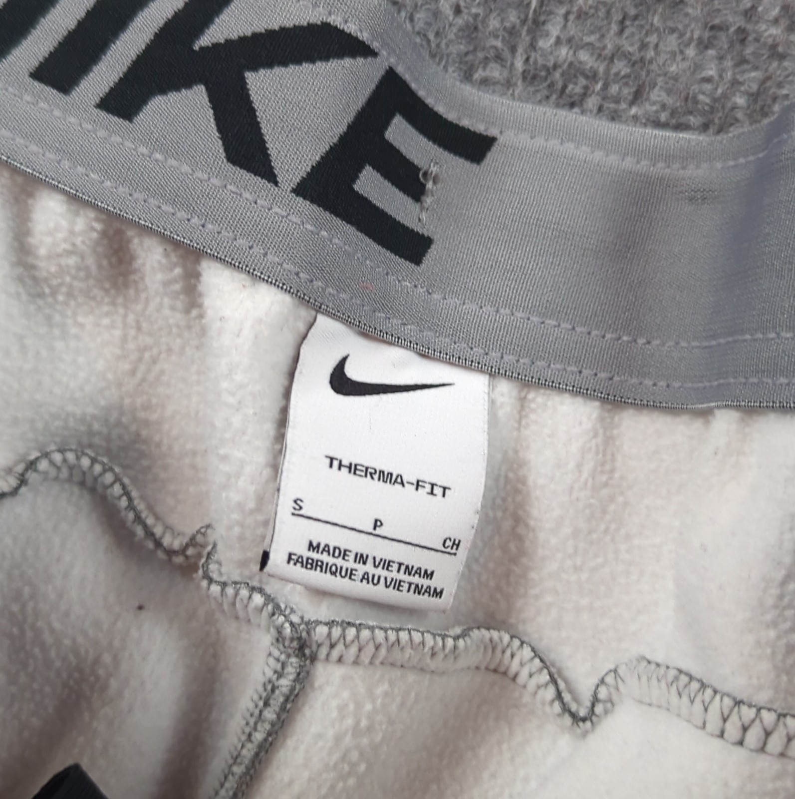Nike Pants Mens Small Gray Atheltic Running Therma Fit Lounge Sweat Jogger