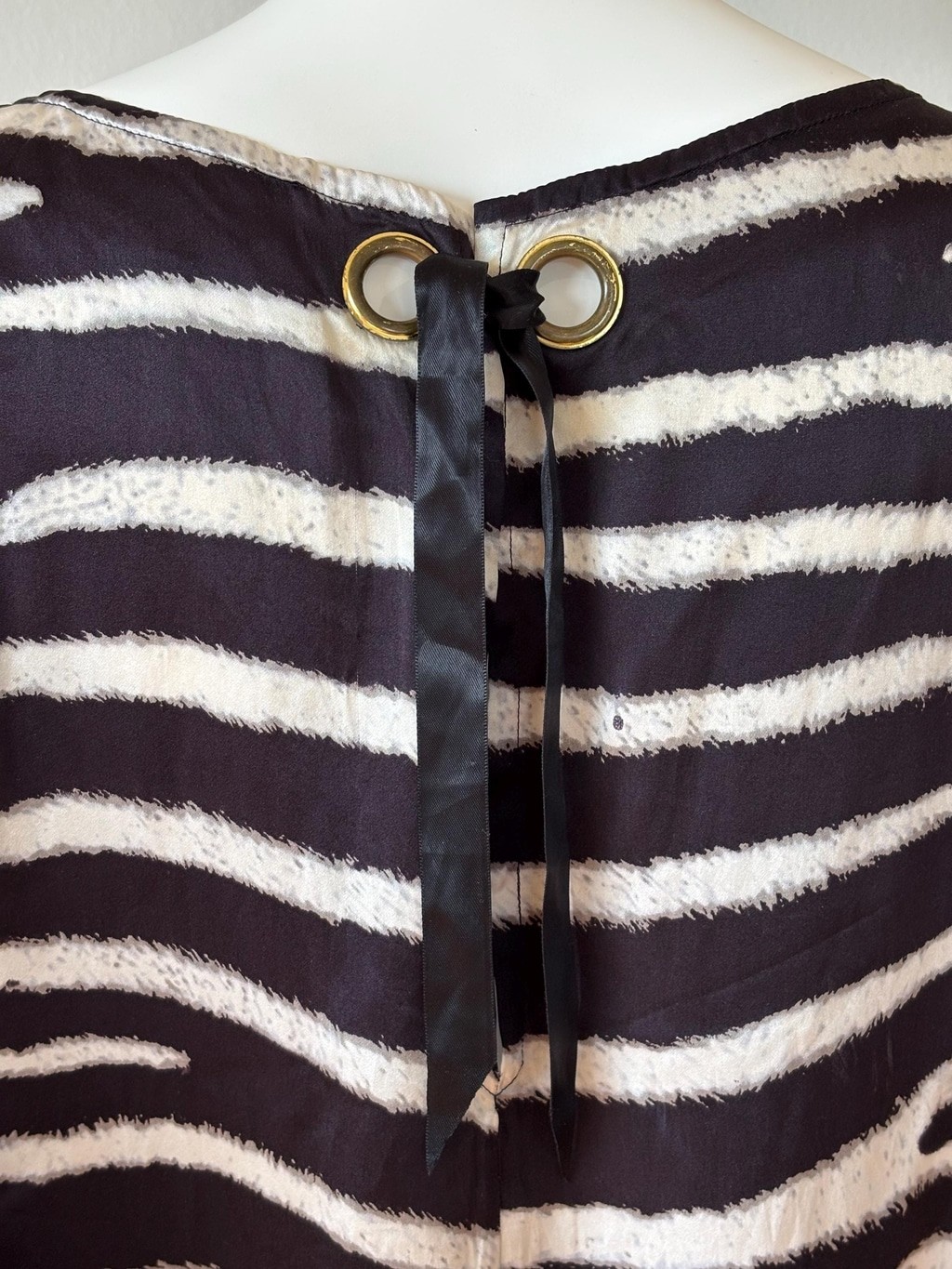 Stella McCartney Silk Zebra Dress IT42 Pockets 2009
