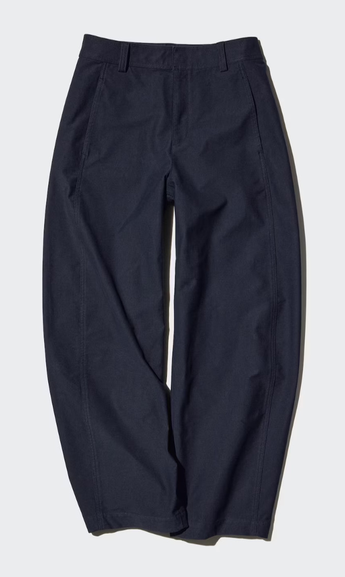 UNIQLO Jersey Barrel Silhouette Pants High Quality Materials NEW XS-4XL