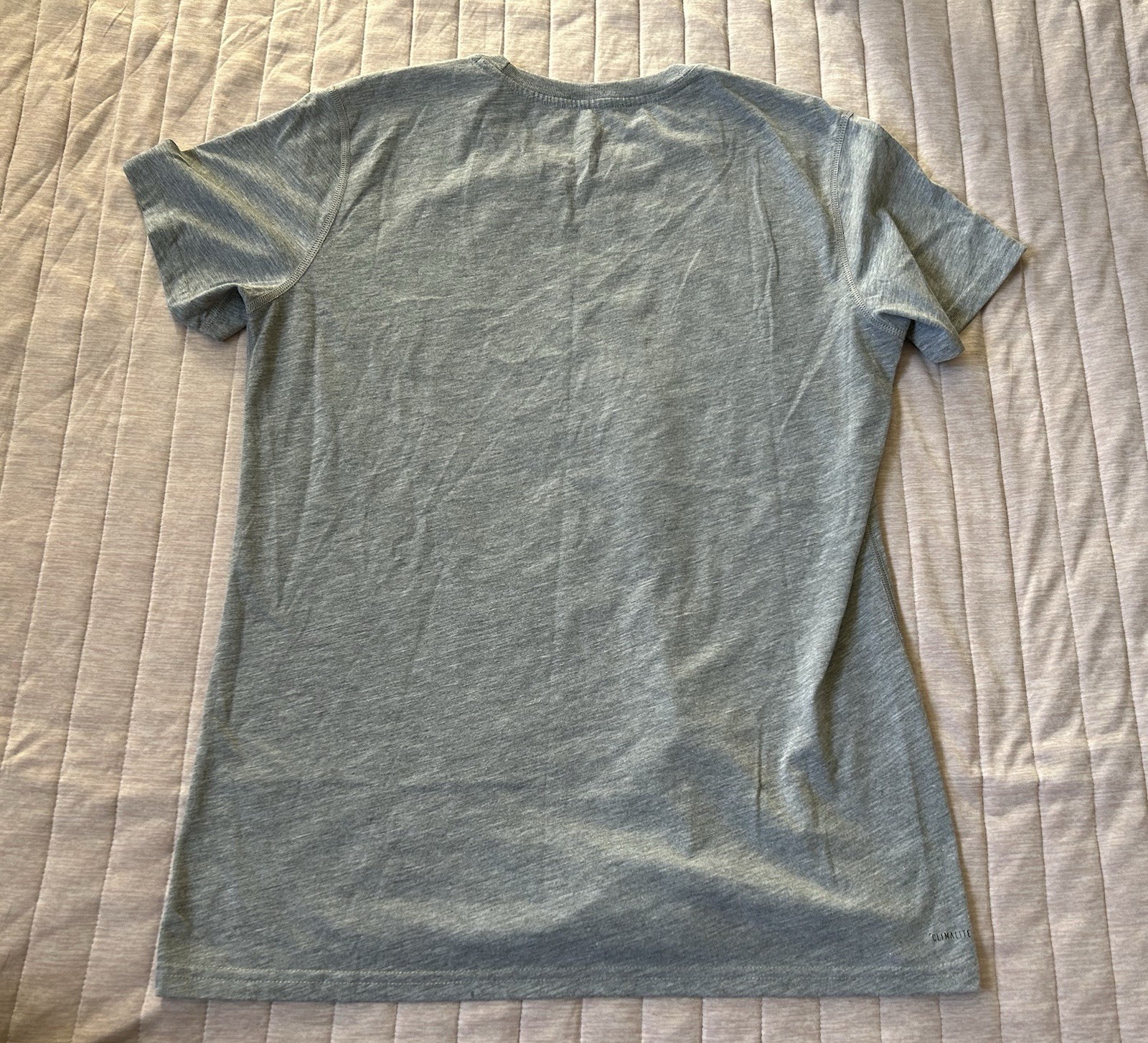 Women’s adidas Ultimate 2.0 Short Sleeve T-Shirt Heather Gray Size Large
