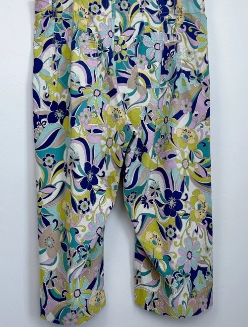Anthropologie Maeve The Colette Wide Leg Flower Power Pants 21/22