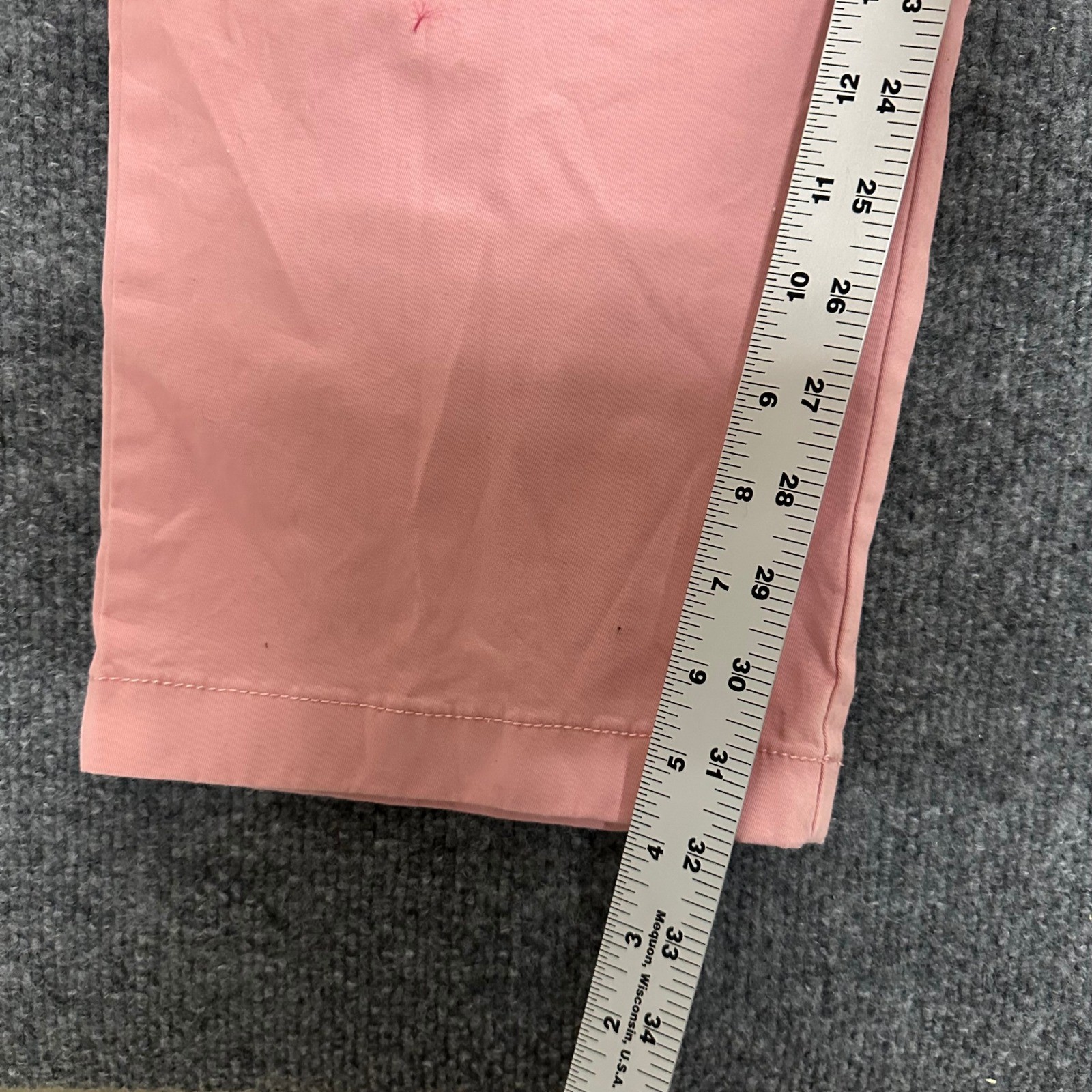 Tommy Hilfiger Chino Pants Mens Size 40/32 Pink THFlex Custom Fit Slim Leg