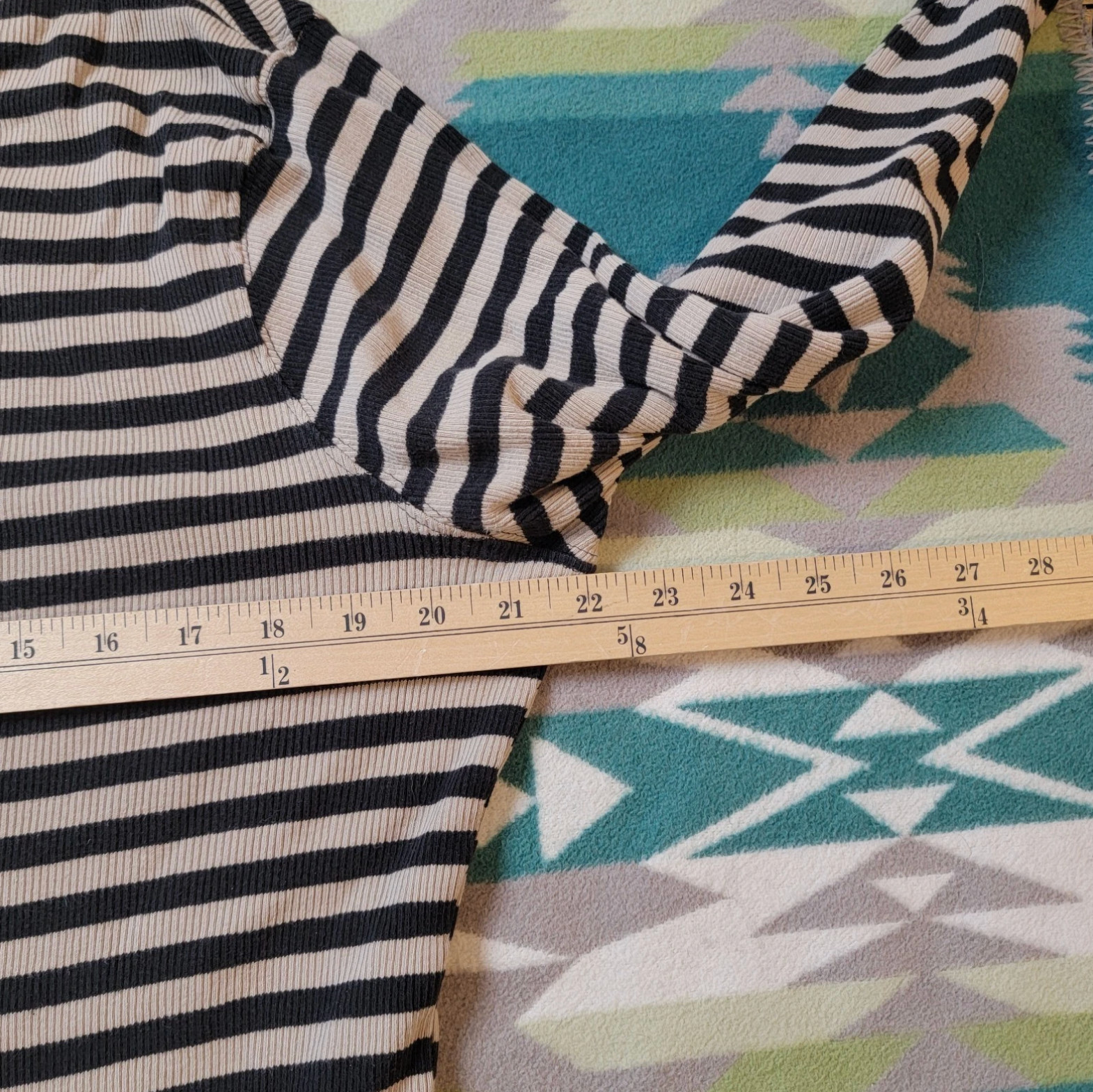Vintage Polo Jeans Co Ralph Lauren Men’s Ribbed Striped T-Shirt XL 90s USA Made