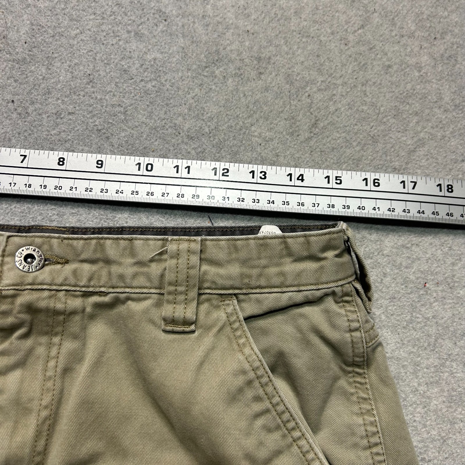 Wrangler Cargo Pants Mens 32 X 32 Khaki Military Chino Outdoors
