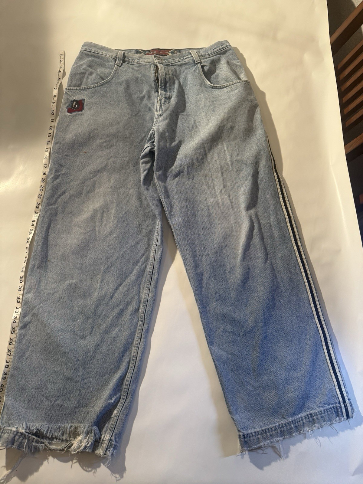 JNCO Skunk 40×34 Wide-Leg Jeans Vintage 90s
