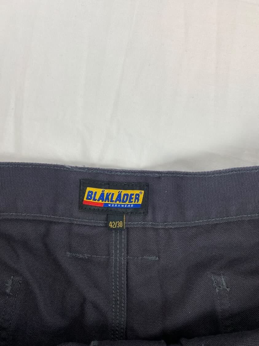 Blaklader Cotton Durable Work Wear Pants 42×30 Cordura Reinforced Pockets Rave