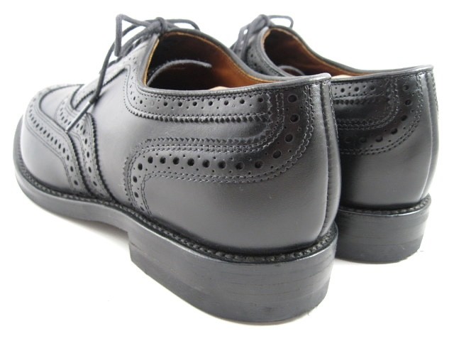 Allen Edmonds “MCALLISTER” Wingtip Oxfords 8 EEE Black DAINITE SOLES(618N)