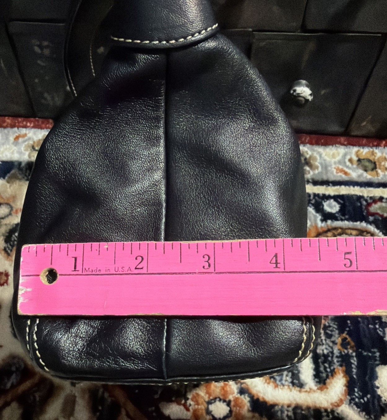 VTG Y2K COACH 9564 Black Leather Legacy Demi Hobo Shoulder Bag Convertible Strap