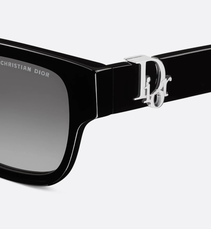 Dior Oblique S1I Sunglasses Black Square 53mm | Authentic | Made in Italy | New