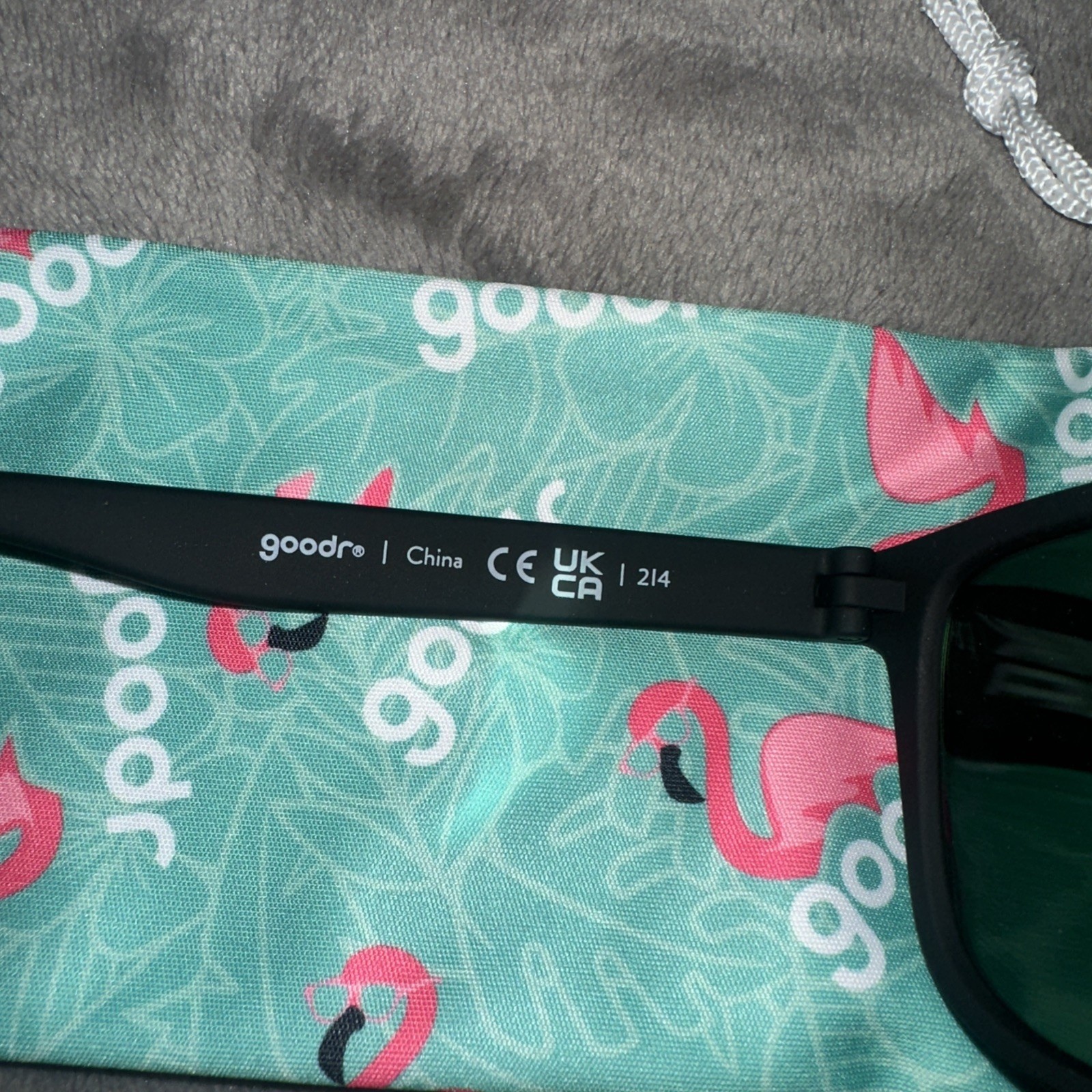 Goodr Sunglasses “Vincent’s Absinthe Night Terrors” Black Frame Mirror Lens NEW