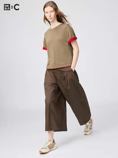 UNIQLO :C Cotton Culottes 3 Colors Unisex XS-3XL 483042 from Japan NWT