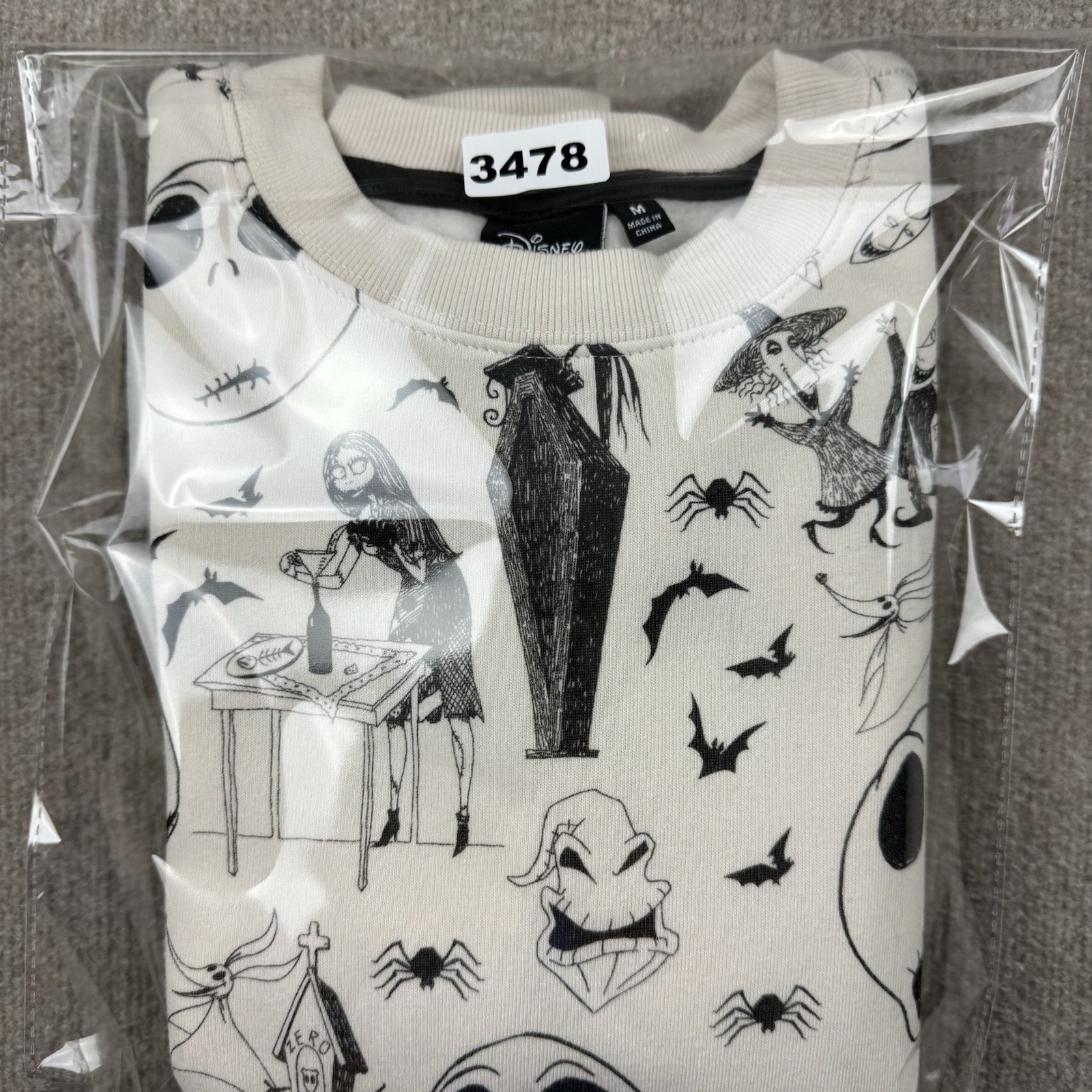 The Nightmare Before Christmas Shirt Sweater AOP Halloween Spooky Disney Medium
