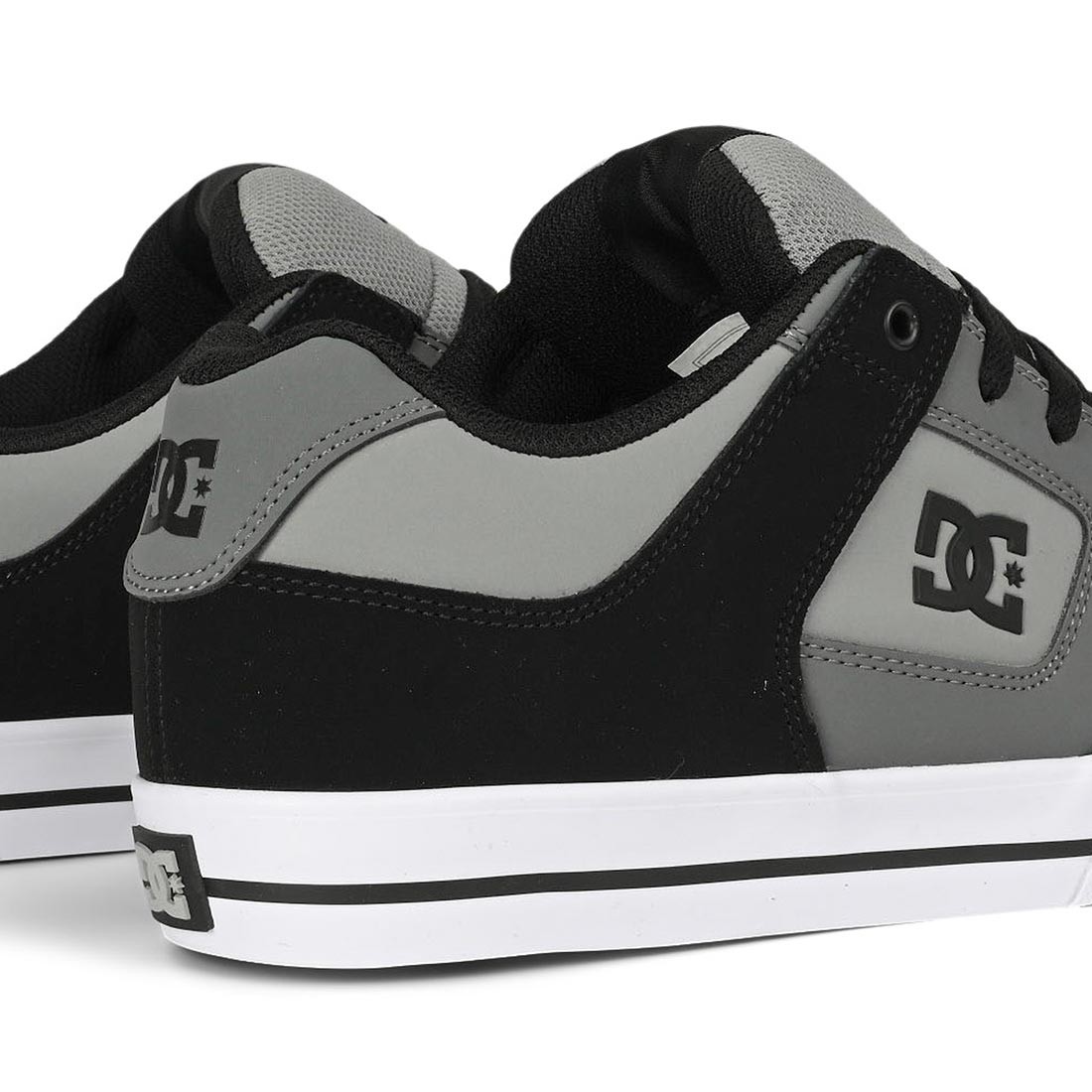 DC Pure Skate Shoes – Black/Dark Grey/Grey