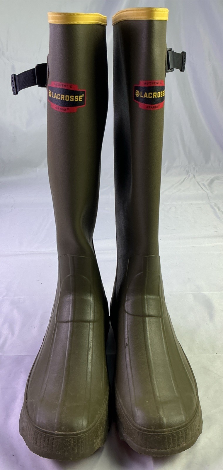 LaCrosse Men’s Grange Rubber Mud Boots-OD Green-Size: 10