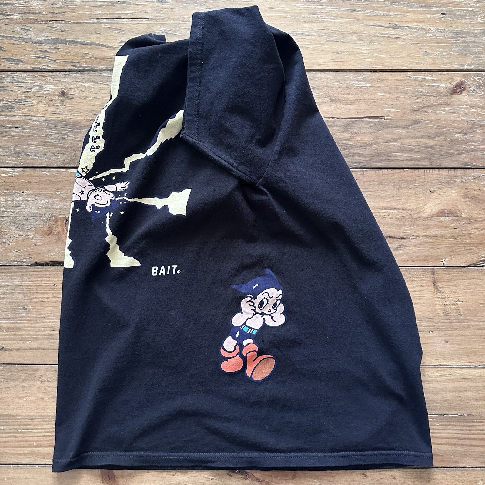 BAIT × Astro Boy Men Beep Beep Tee Size L 100% Cotton Anime Manga Streetwear