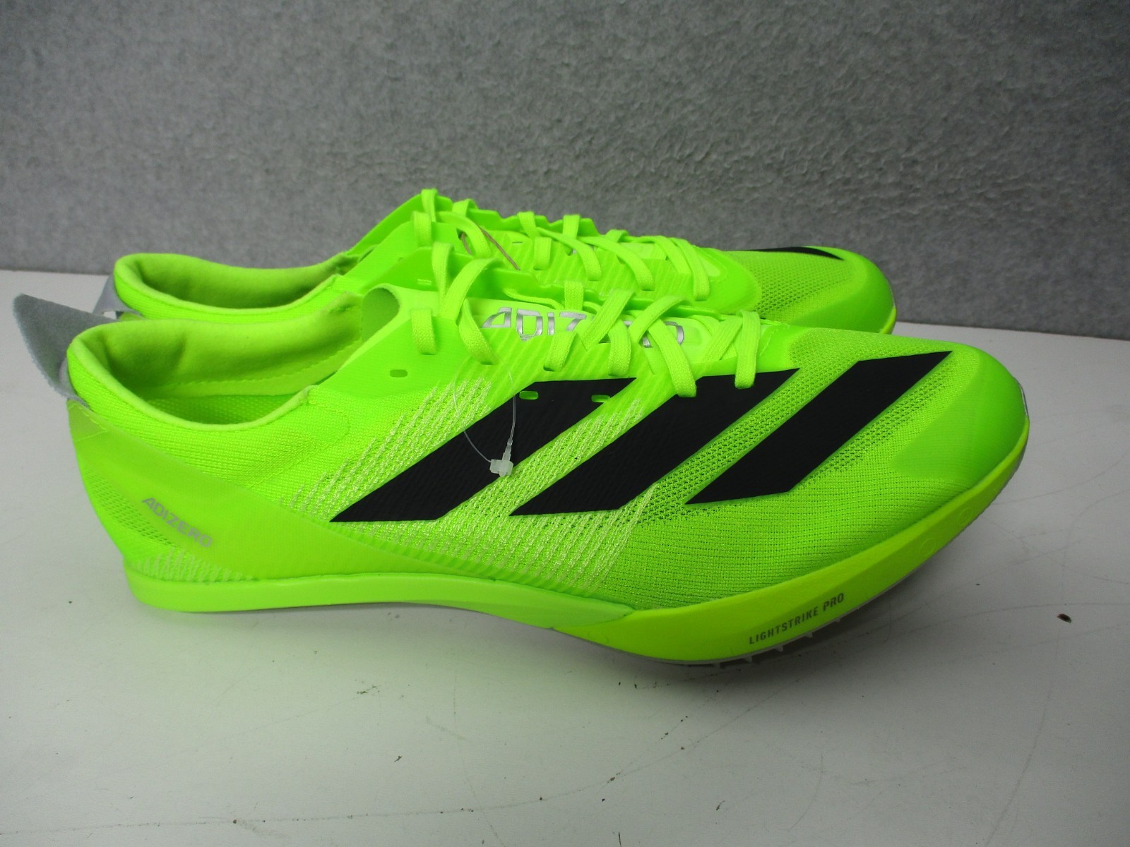Adidas Adizero Finesse Track Sprint Track Lucid Lemon Mens Sz 10/spikes missing