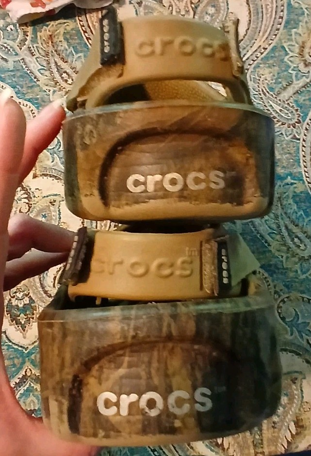 TrueTIMBER Crocs Off-Road O2 Octane Outdoor Crocs for Men CAMOUFLAGE Adjustable