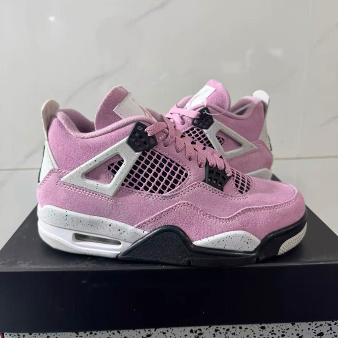 Jordan 4 ‘Orchid” Retro Mid Top Basketball Men’s & Women’s Shoes
