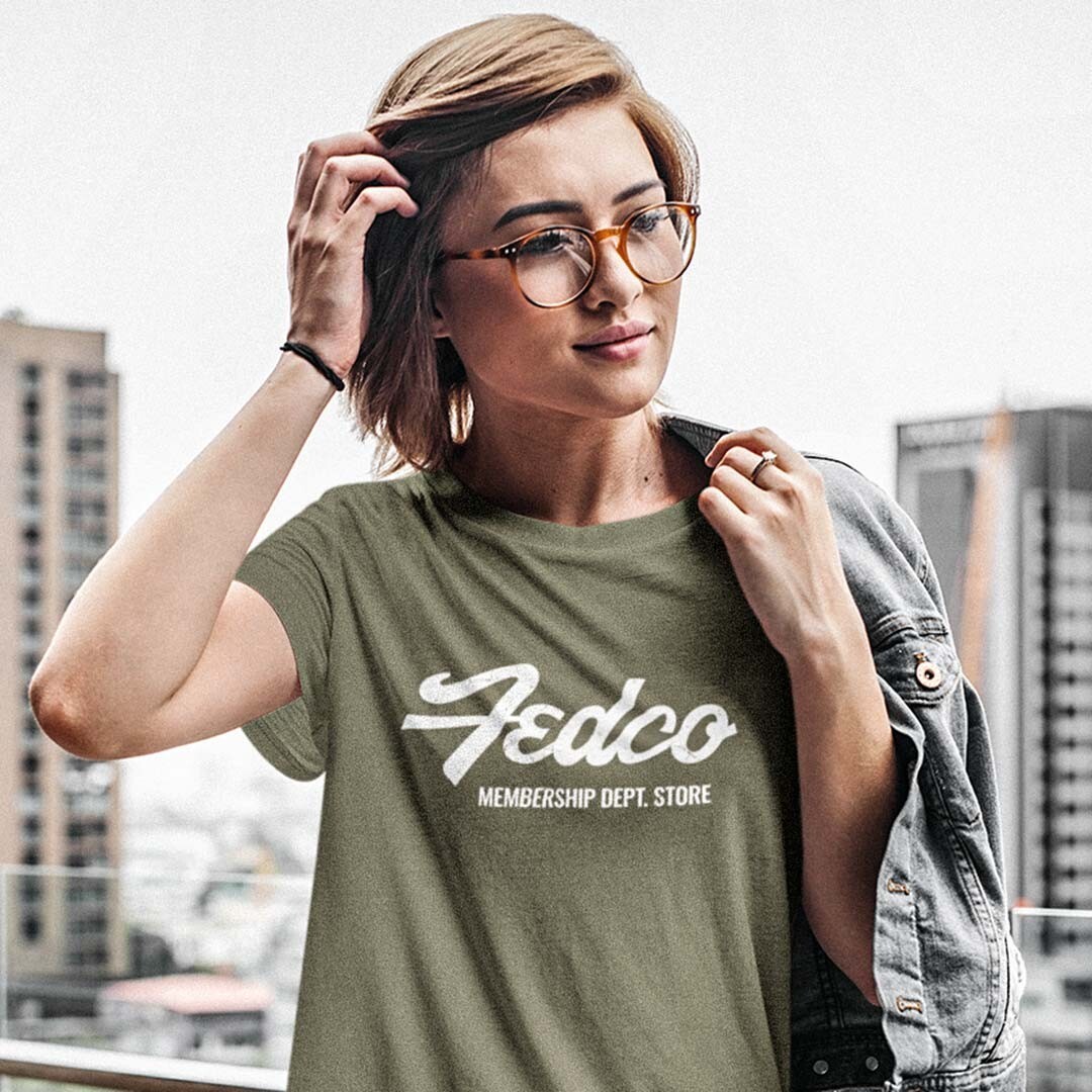 Fedco Membership Department Store Unisex Retro T-shirt – Bygone Brand tees