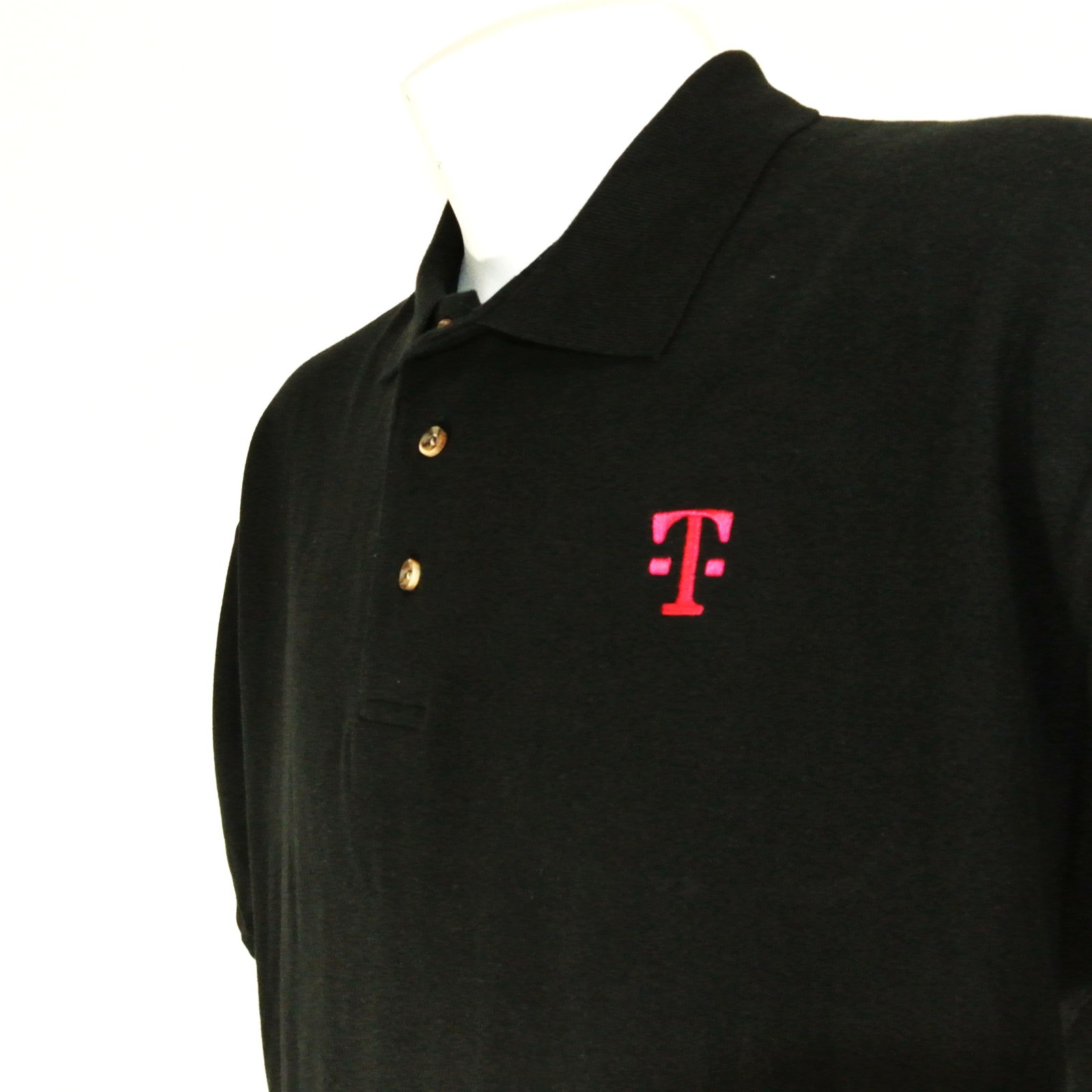 T-MOBILE Communications Tech Employee Uniform Polo Shirt Black Size XL NEW