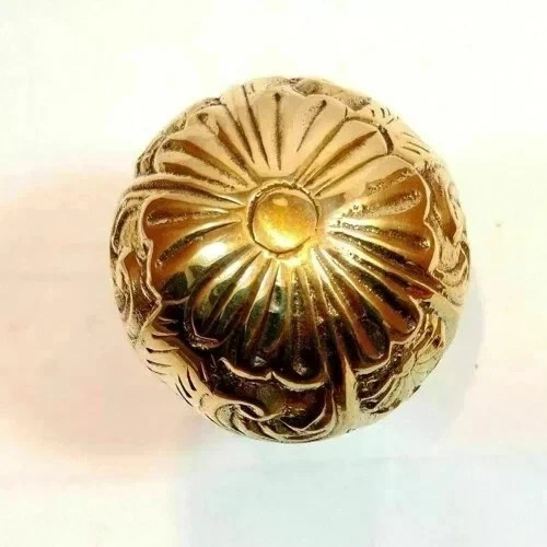 Walking Head Handle Sticks Onley Handle Gold Brass vactrain Grandfather Gift