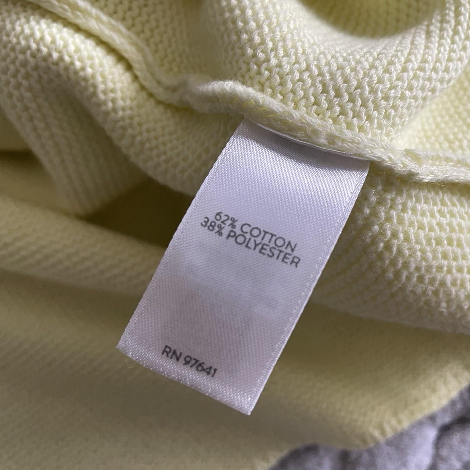 J.Jill Lemon Yellow Knit Sweater Petite Small 3/4 Sleeve Coastal Quiet Luxury