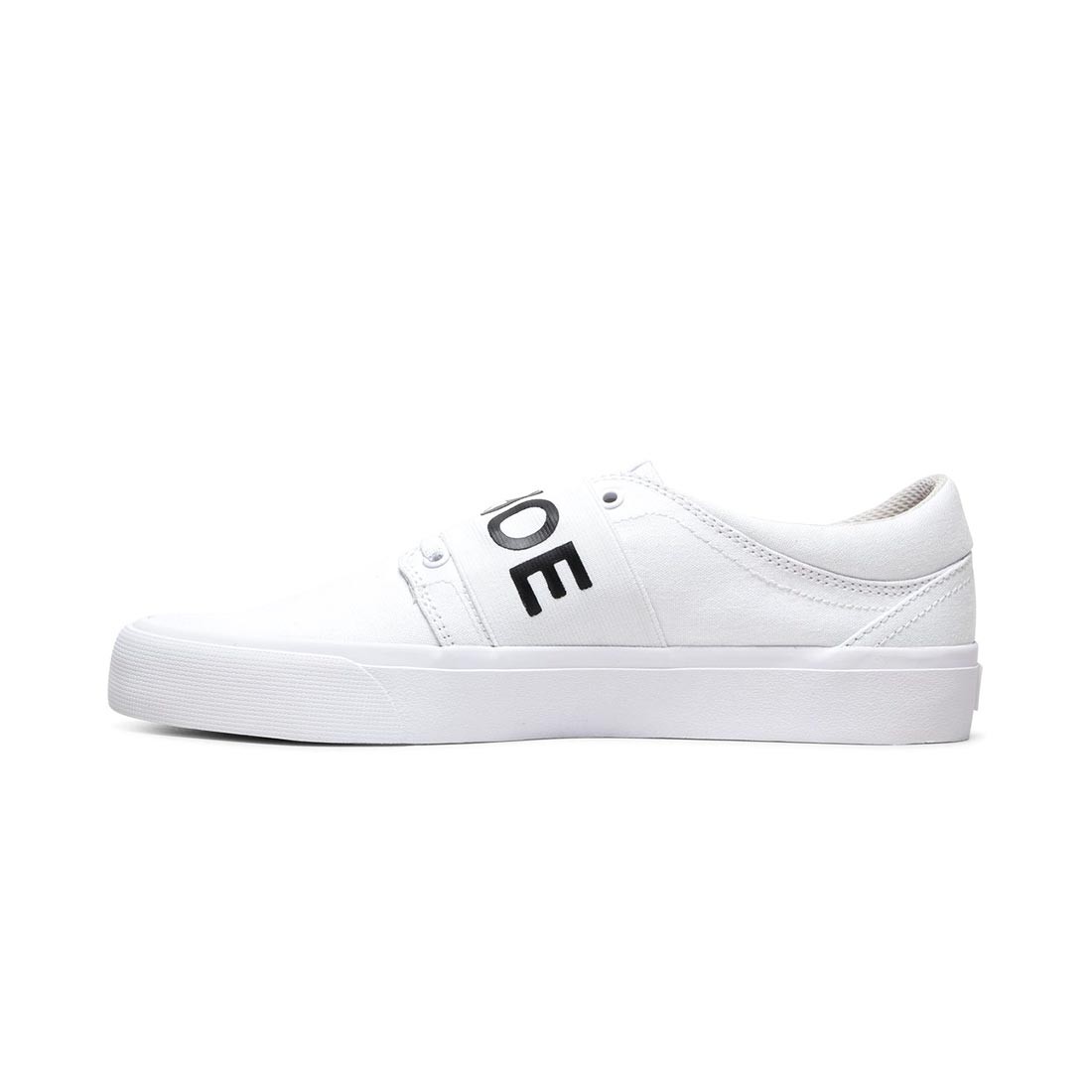 DC Trase TX Skate Shoes – White/Black