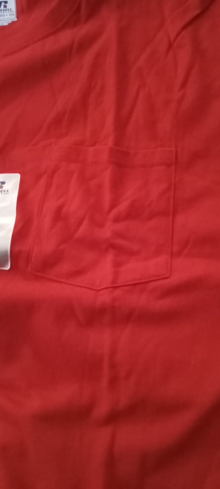 Russell Athletic pocket Tshirt various sizes colors xl-4xl new Wtags