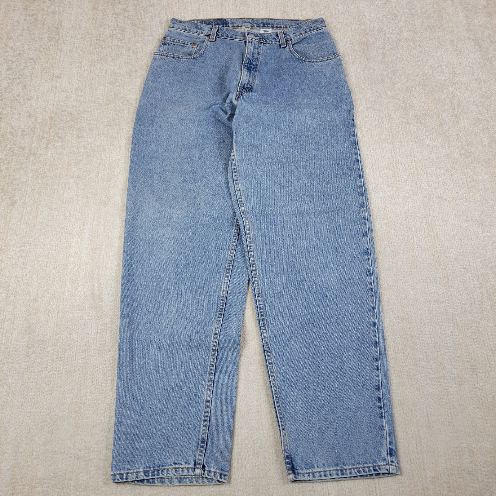 Vintage 90s Levis Jeans Mens 34X34 Blue 570 Baggy USA Distressed Denim Pants