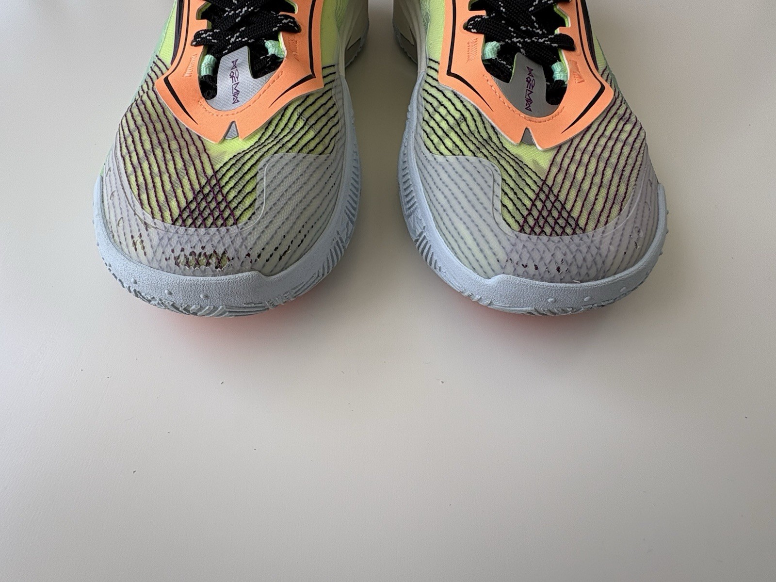 Anta Kai 1 Speed Shoes mens size 12 green purple white orange