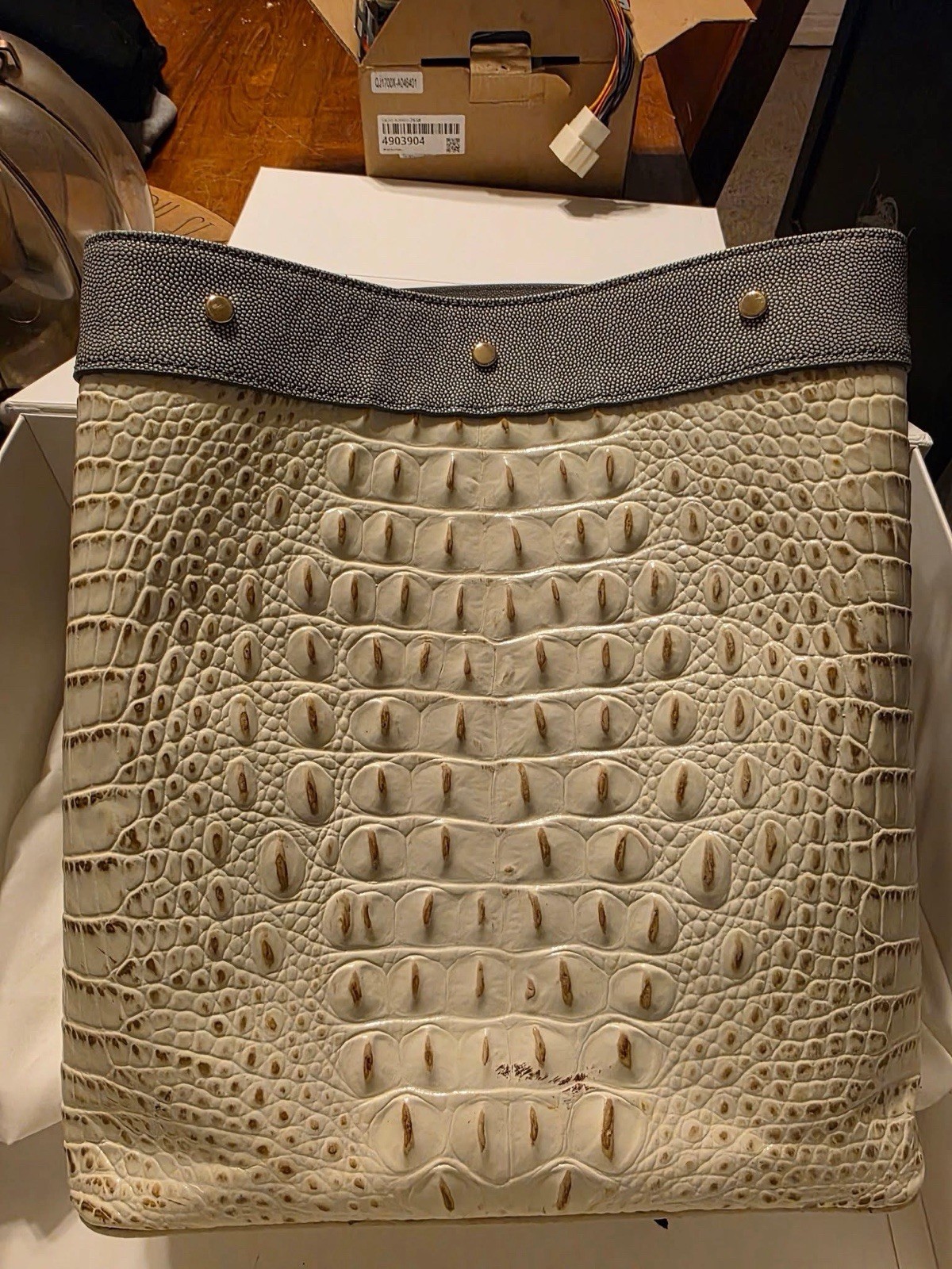Authentic gently used Brahmin and matching wallet