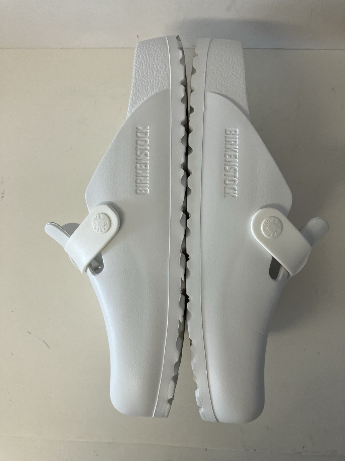 Birkenstock Boston Eva Clogs Bone White Slip On Size 37 US W6 M4 EXCELLENT