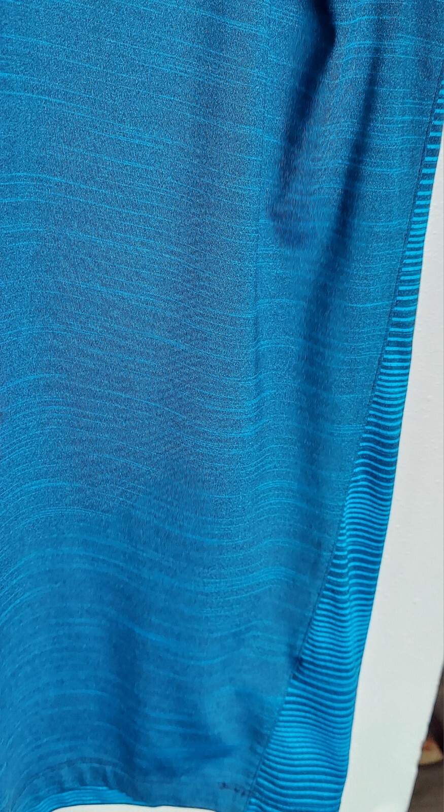 Cobra Puma Golf Dry Cell Men’s Blue Stripes Stretch Active Polo Golf Shirt Sz L