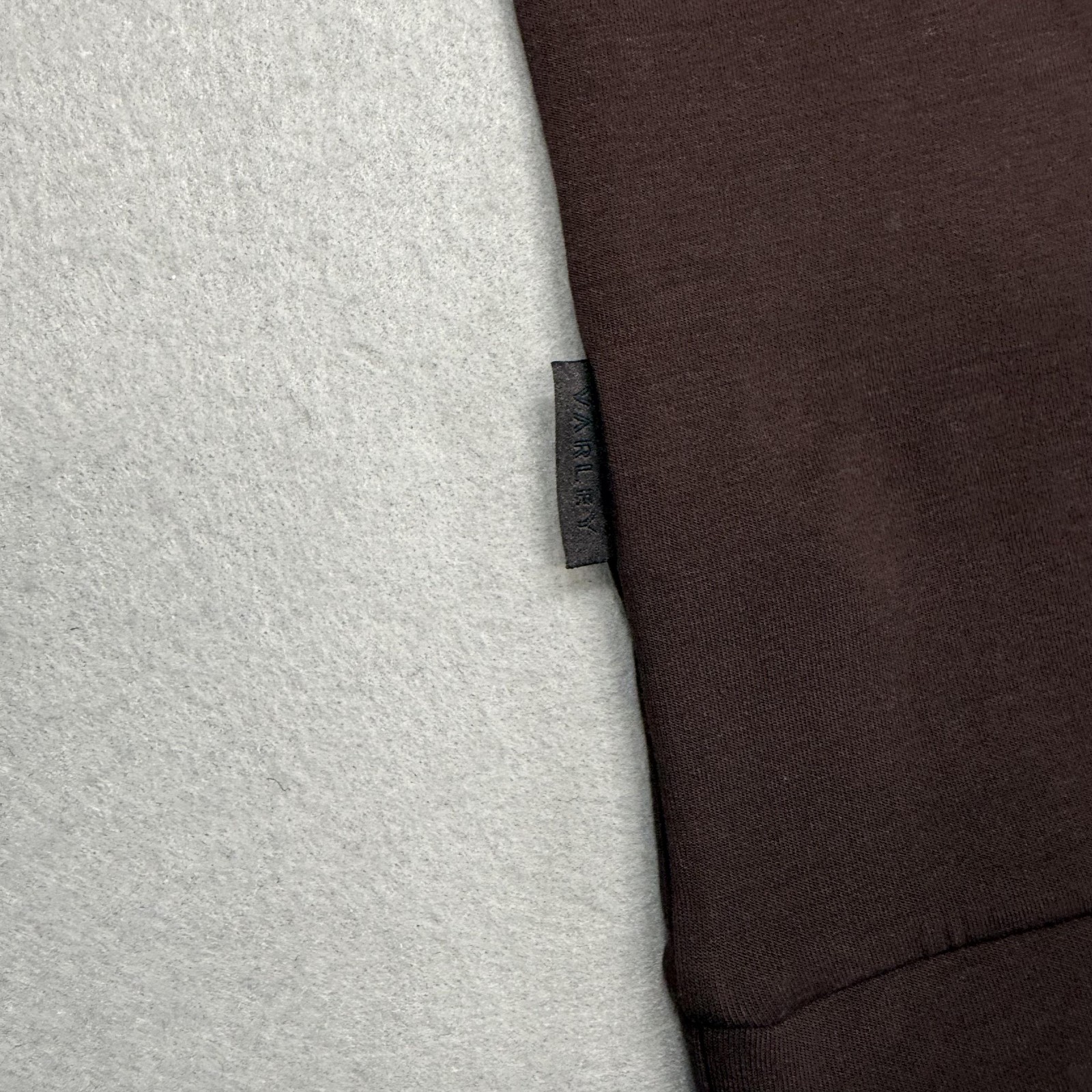 Varley Sweatshirt Womens XL Brown DoubleSoft Betsy Mock Neck Pullover VAR00797