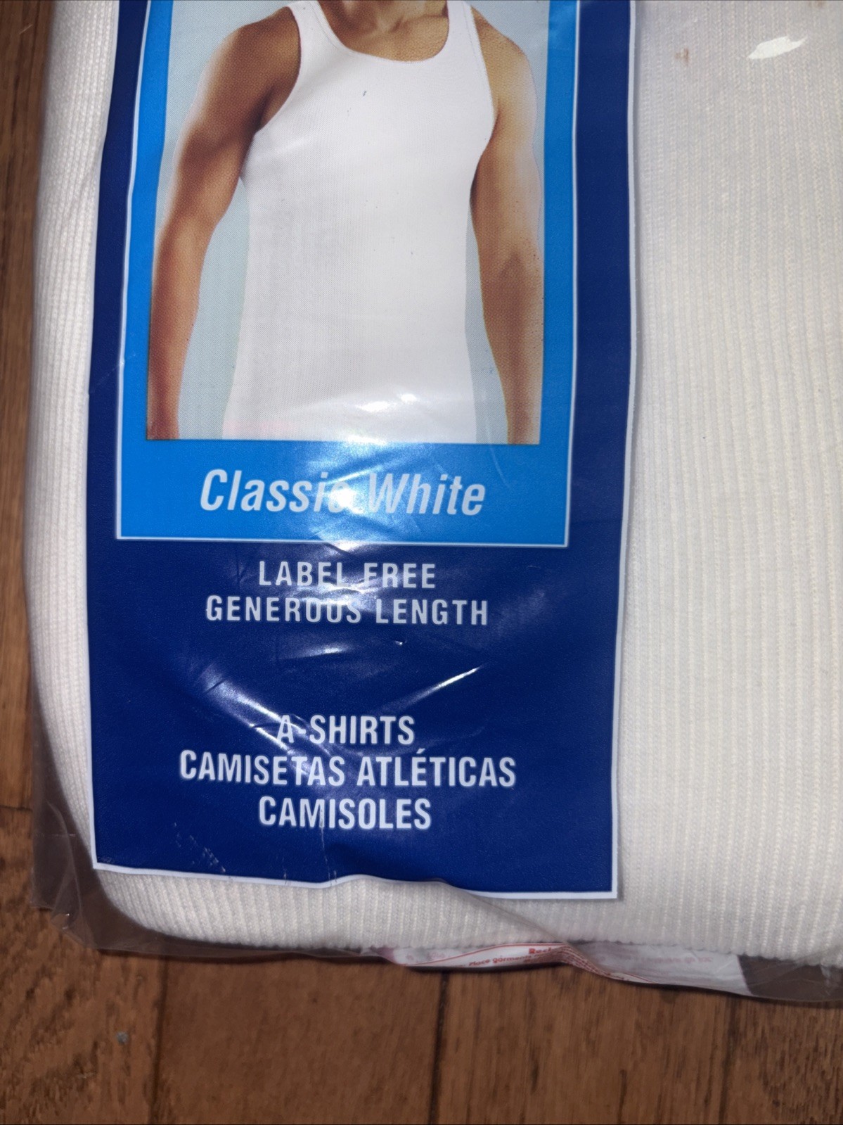 Fruit Of The Loom Men’s Classic White 3 A-Shirt 3-Pack Size L