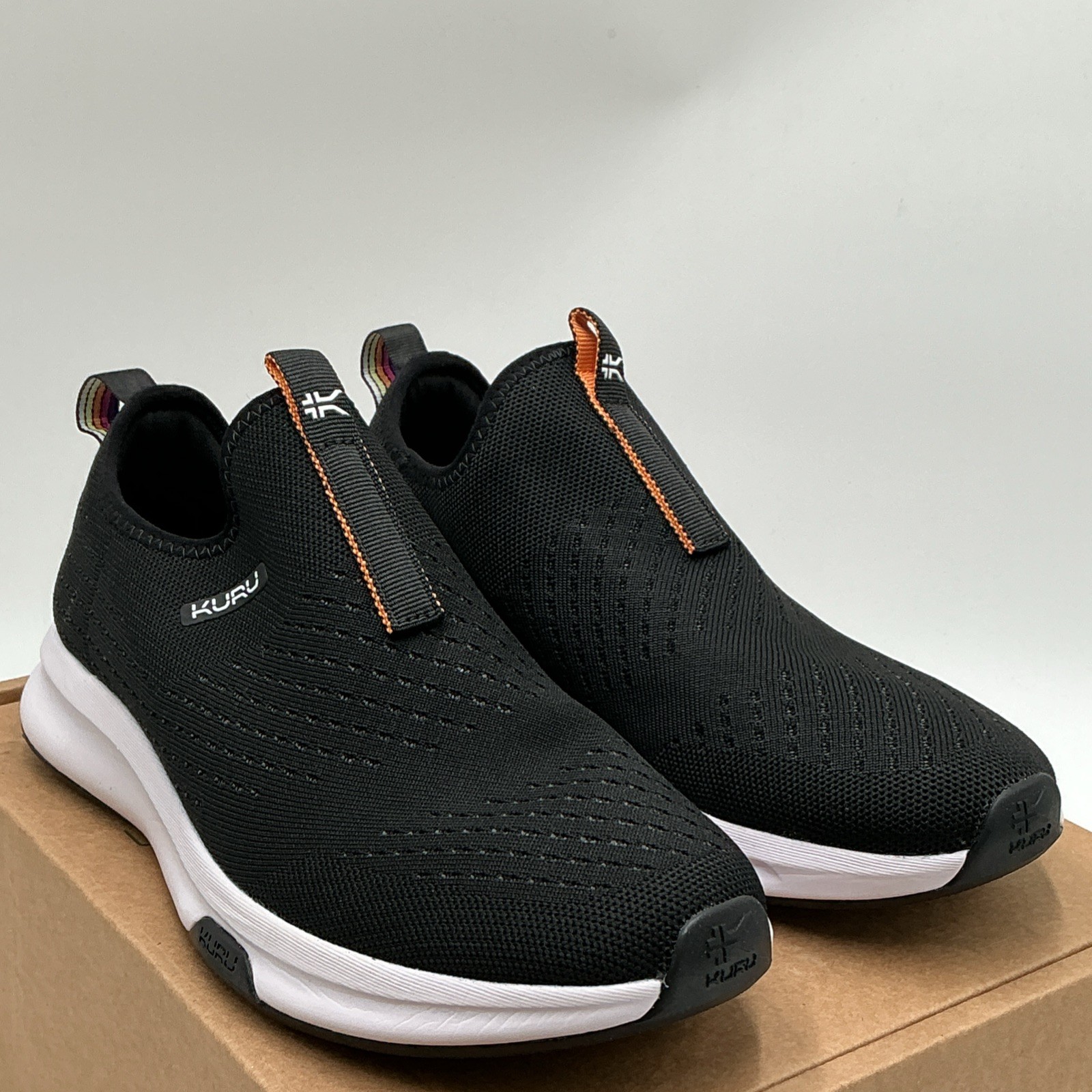 Kuru Atom 208501105 Sneakers Women’s US 10.5 Black Slip On Comfort Shoes eBy2977